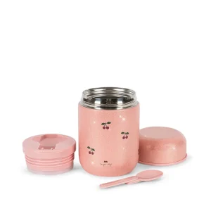 GLITTER THERMO FOOD JAR - cherry glitter
